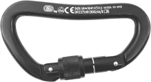 KONG Heavy-Duty Aluminum Carabiner (Black), 120mm