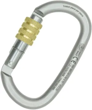 Kong Italy - Ovalone Carbon Screw Sleeve Carabiner - Lunar White