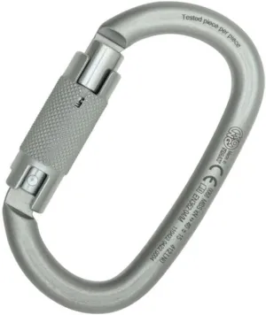 Kong Italy - Ovalone Carbon Steel Auto Block Carabiner - Lunar White