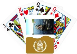Lake Fishing Boat Photography Royal Flush Poker Playing Card Game