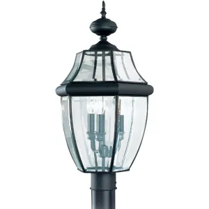 Lancaster Black LED Outdoor Post Lantern