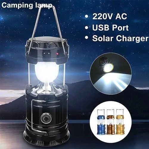 Lantern Light Camping High-tech Emergency Giveaway offer Solar LED Rechargeable Bulb 874