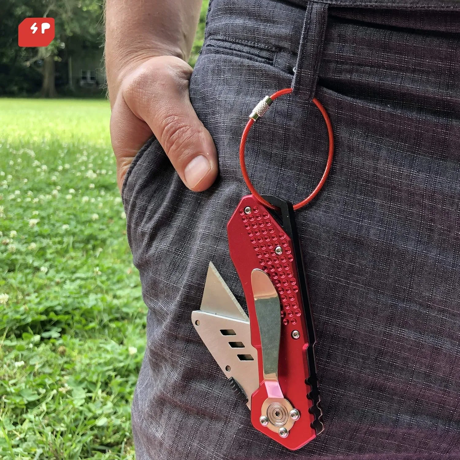 Large Key Ring Cable Wire Car Keychains Keyrings Loop Heavy Duty Tag Keepers Tough Binding Carabiner Rings Stainless Steel