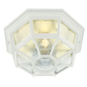 Latina 1 Light Ceiling Light White      | White