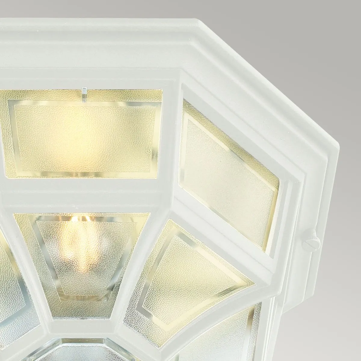Latina 1 Light Ceiling Light White      | White
