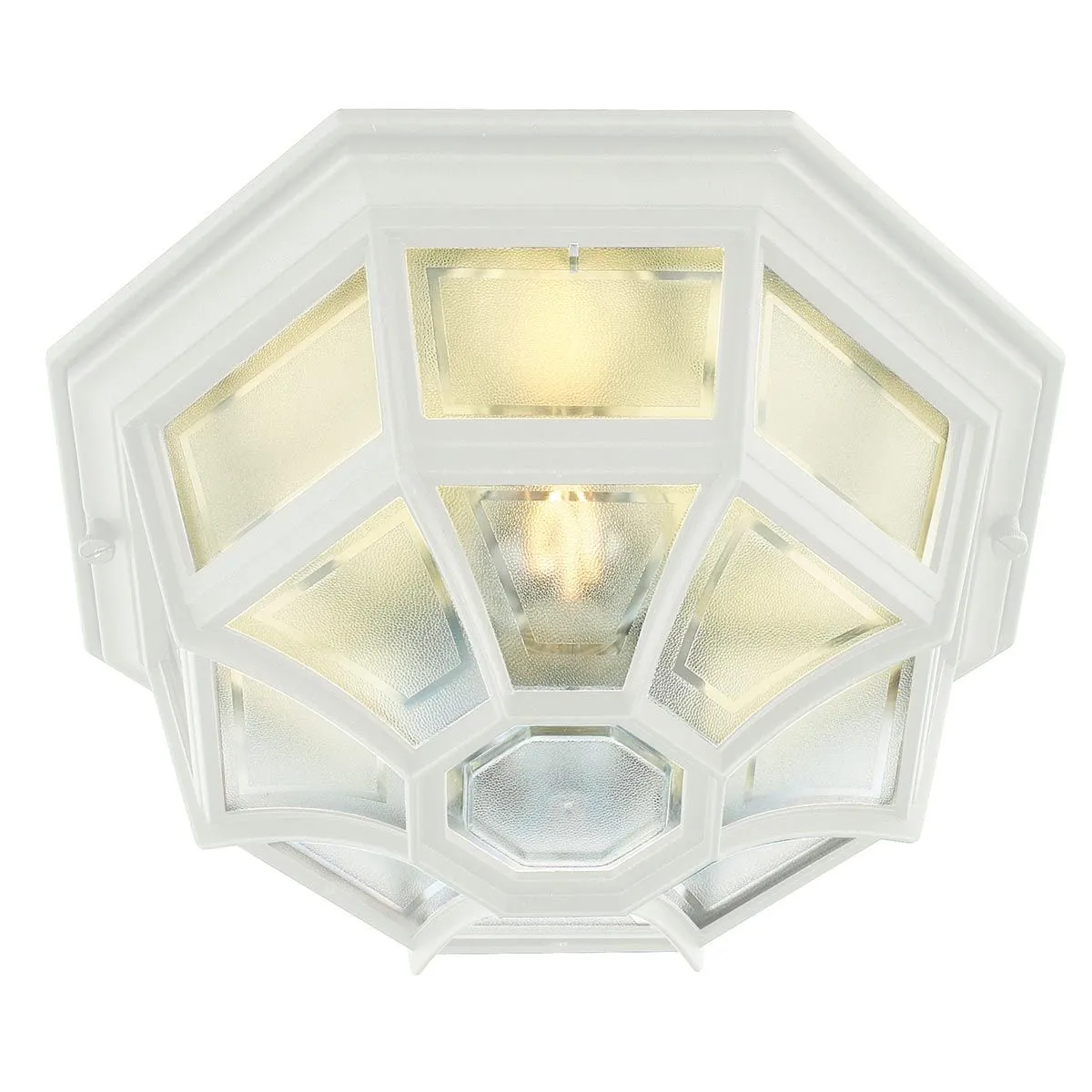 Latina 1 Light Ceiling Light White      | White