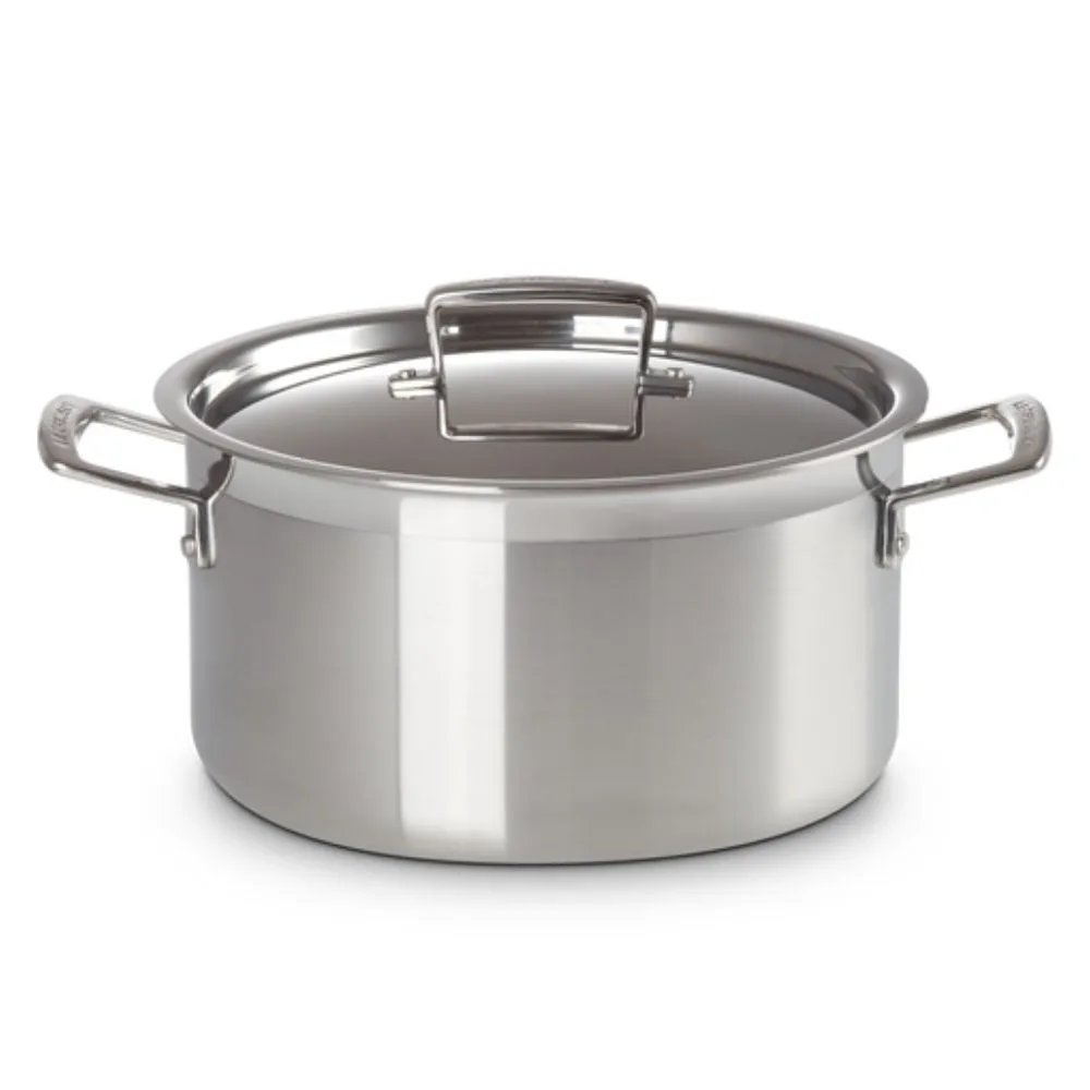 Le Creuset 3-ply Stainless Steel deep casserole