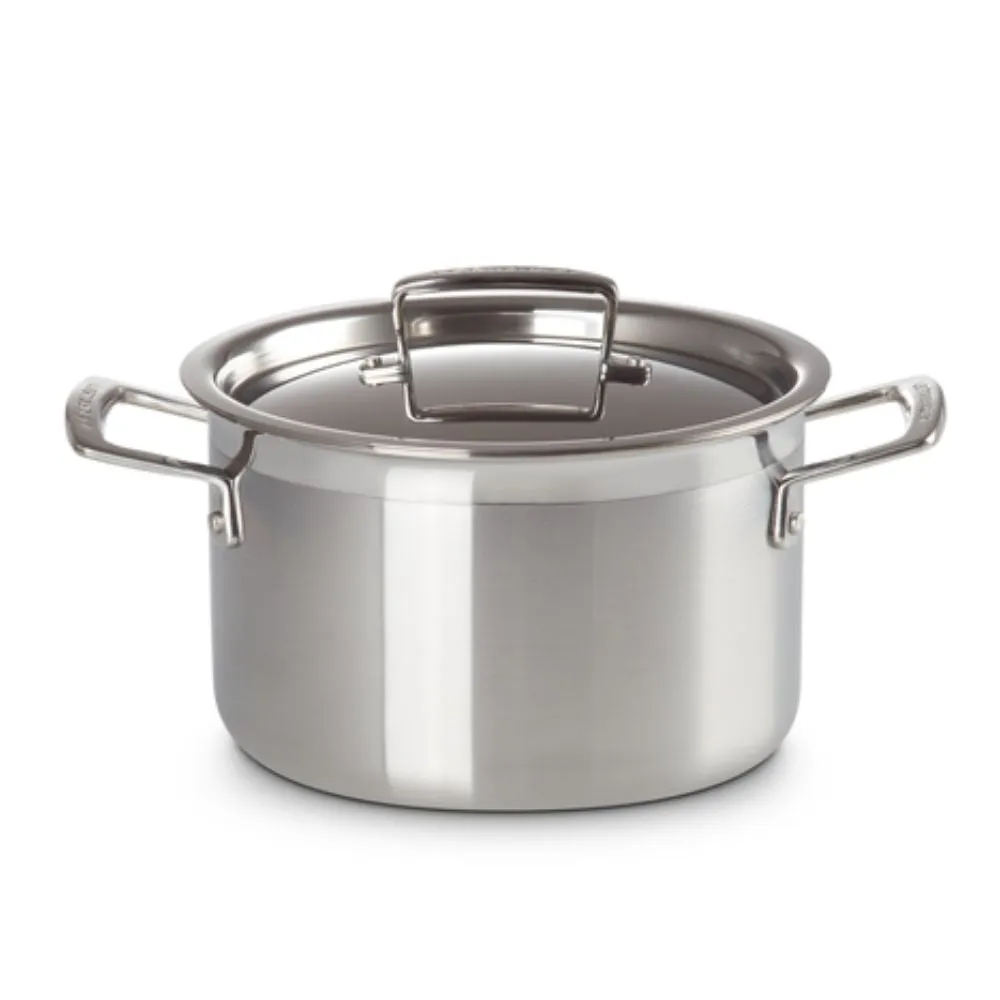 Le Creuset 3-ply Stainless Steel deep casserole