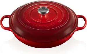 Le Creuset Enameled Cast Iron Signature Braiser, 5 qt. , Cerise