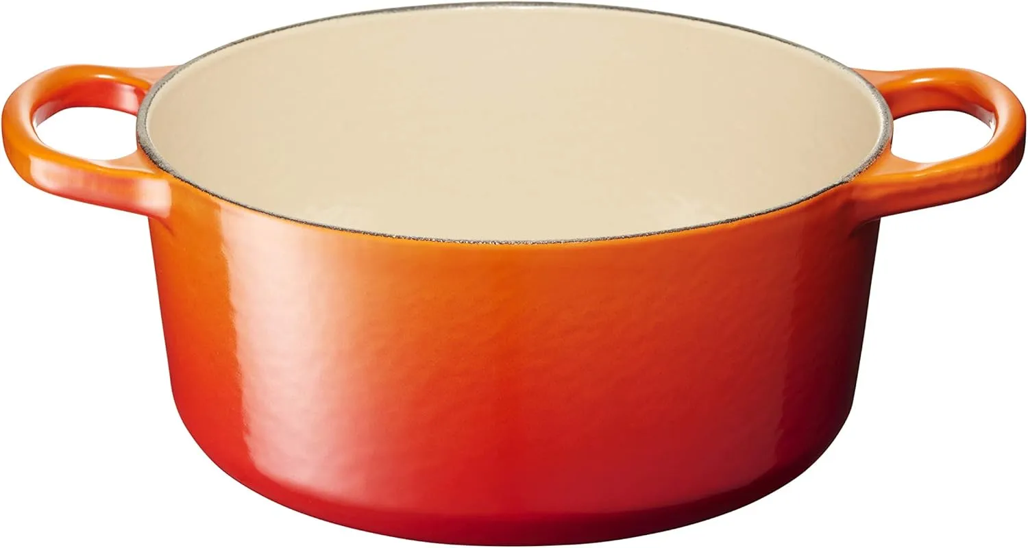 Le Creuset Enameled Cast Iron Signature Round Dutch Oven, 2 qt., Flame