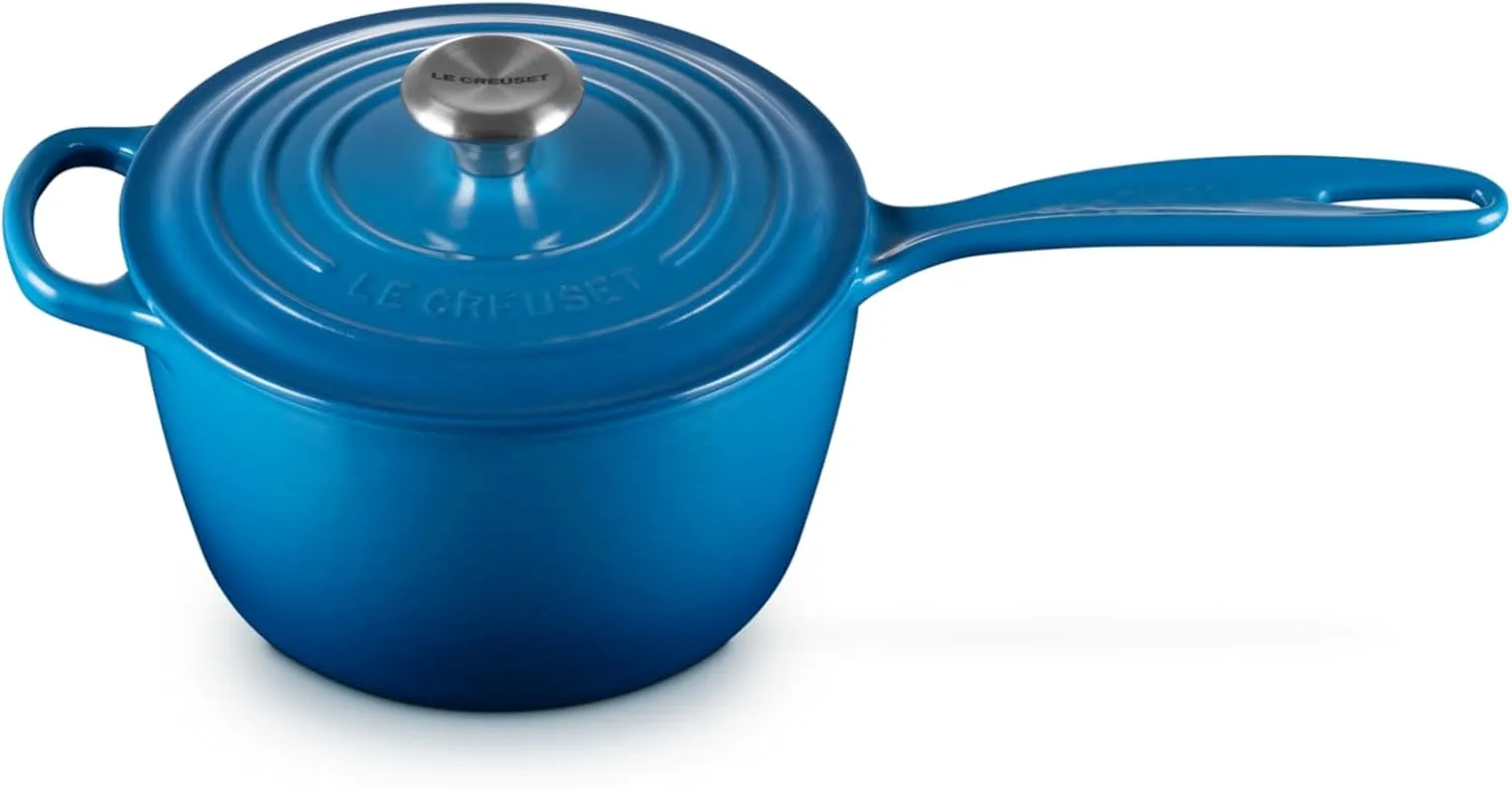Le Creuset Enameled Cast Iron Signature Saucepan, 2.25 qt., Marseille