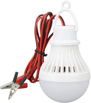 LED Camping Lantern Plastic Campings Light Emergency Light Bulb LED Camping Light Bulb with Hook for Hiking Fishing 12V 5W LED Bulb Lighting