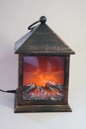 Led Electric Fireplace Vertical -04