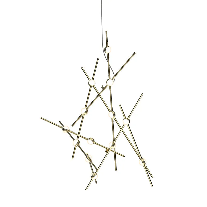 LED Lantern in Satin Brass