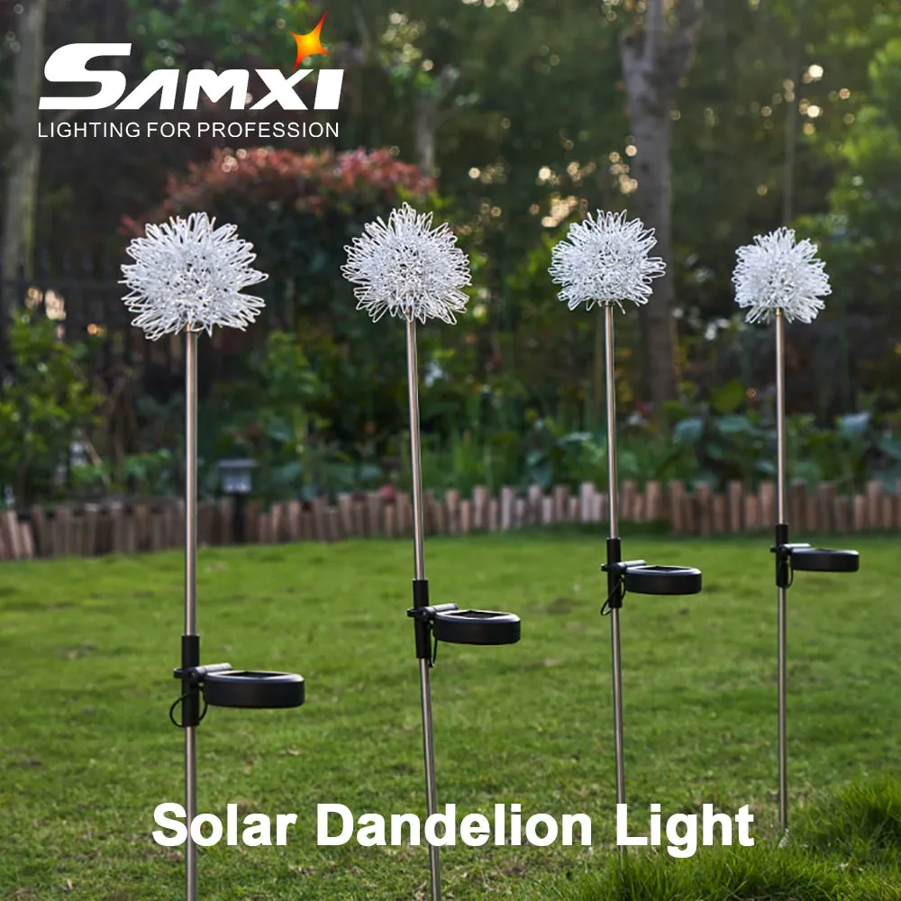 LED Solar Light Outdoor Dandelion Lights Garden Decoration String Lamp