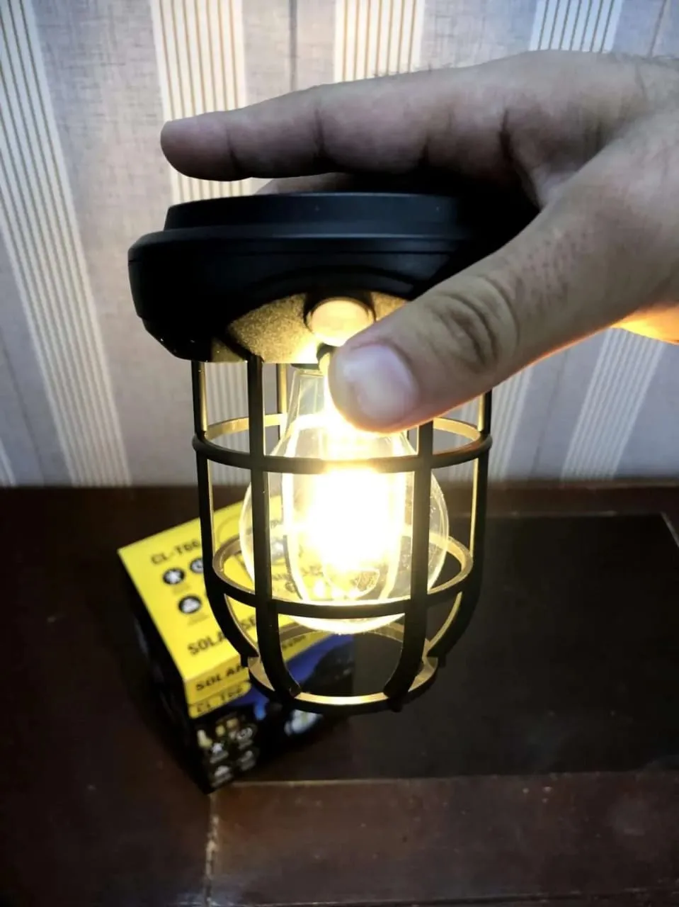 Lighting Easy-to-use Solar Outdoor,Solar &amp; 3 with Camping Lamp Solar Modes Quick turnaround Lights Camping Wall Lantern Motion Sensor, LED Waterproof Lights