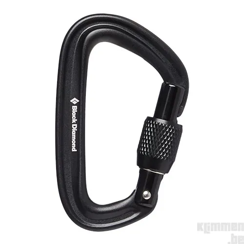 LiteForge Screwgate - black, locking carabiner