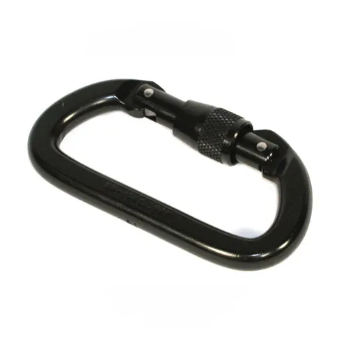 Locking "D" Carabiner - Alumin