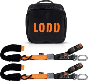 LODD - Motorcycle Straps with Heavy Duty Buckles, Leather Protection, Steel Carabiner, Reinforced Buckle | 38mm (Parent) (Buckle/Swivel Carabiner)