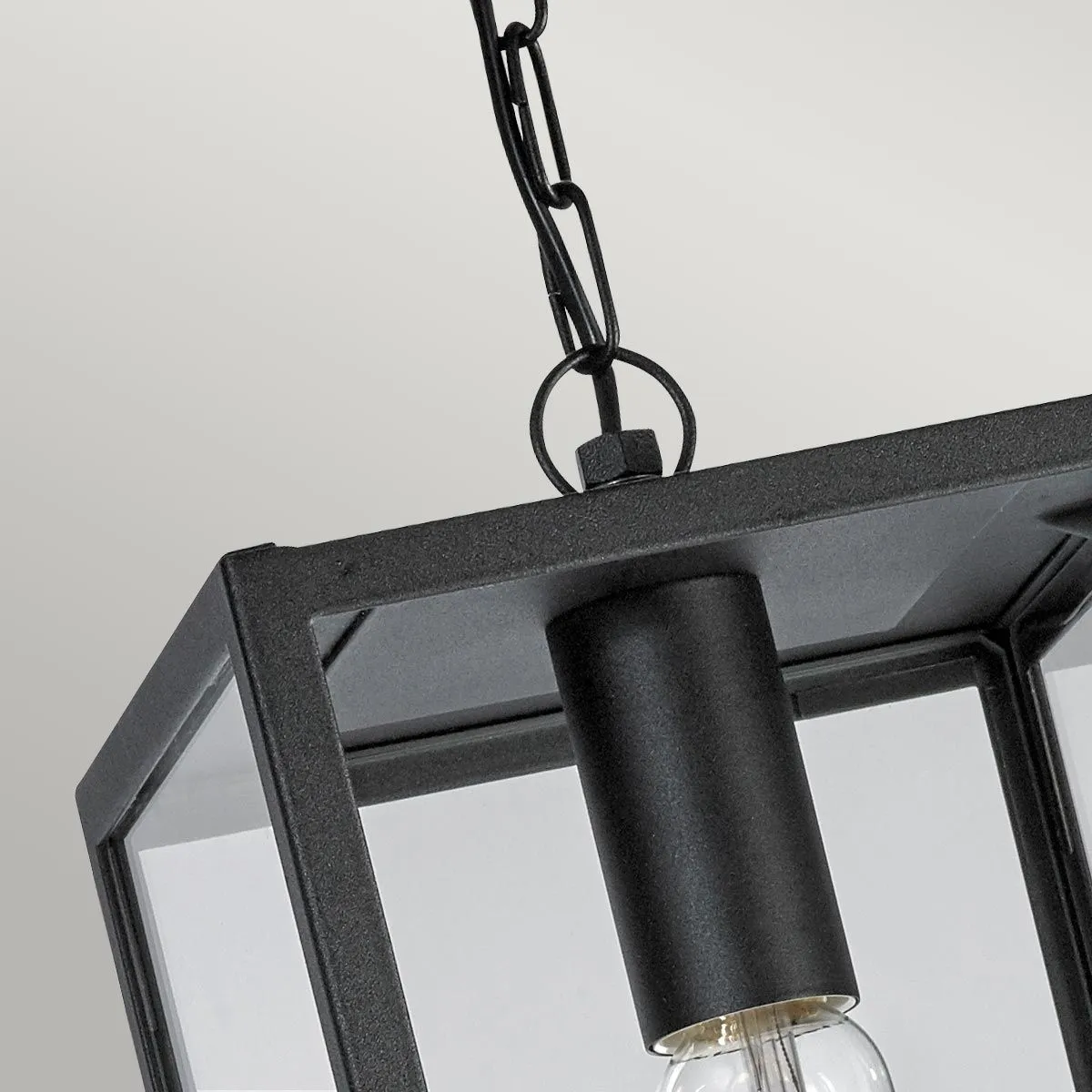 Lofoten 1 Light Chain Lantern       | Black
