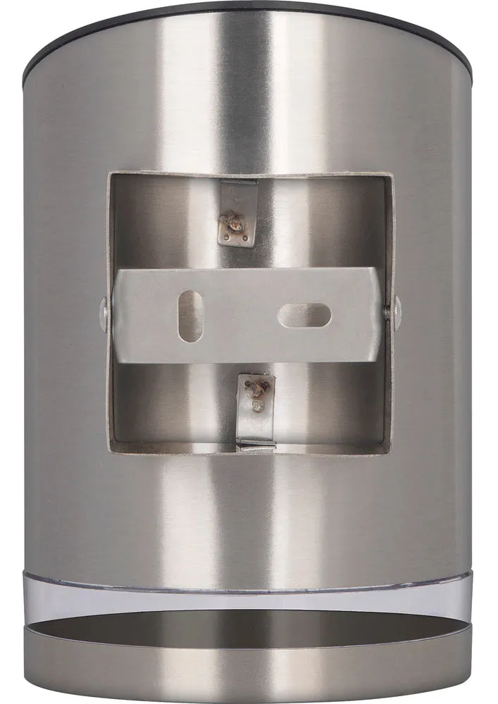 Luceco LEXDSL1S40P Solar Guardian Stainless Steel Wall Lantern with PIR Sensor IP44 100lm 2W 4000K Standard