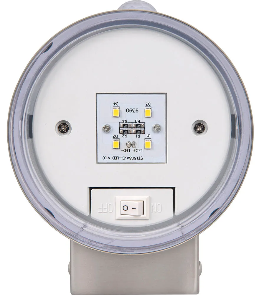 Luceco LEXDSL1S40P Solar Guardian Stainless Steel Wall Lantern with PIR Sensor IP44 100lm 2W 4000K Standard