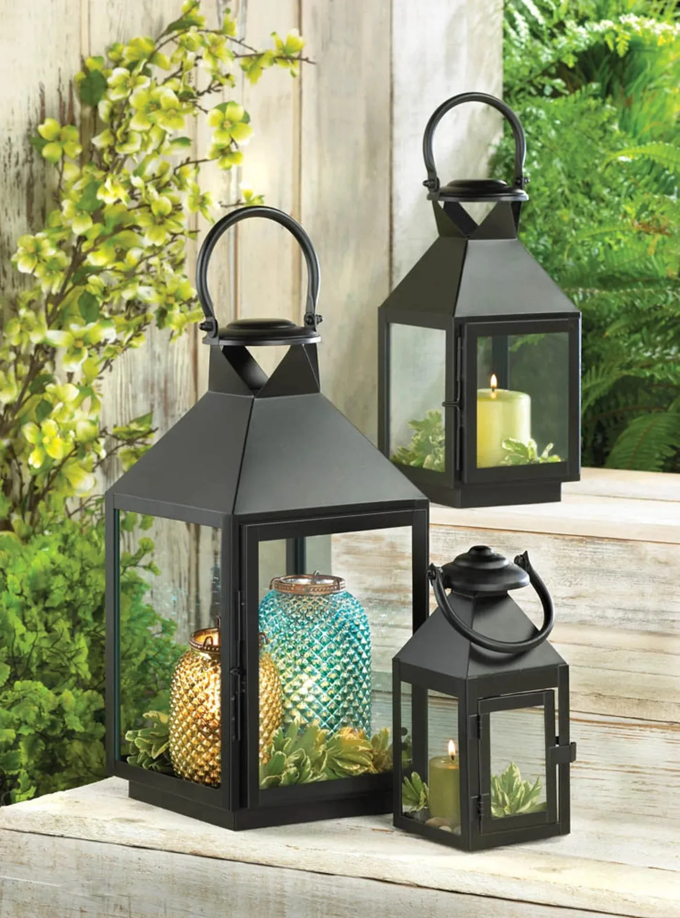 Luxurious LANTERN BLACK MEDIUM REVERE Quick shipping CANDLE