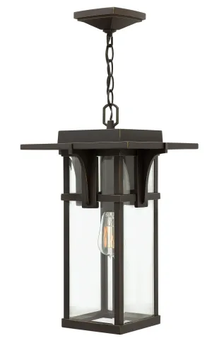 Manhattan LED Hanging Lantern in Oil Rubbed Bronze