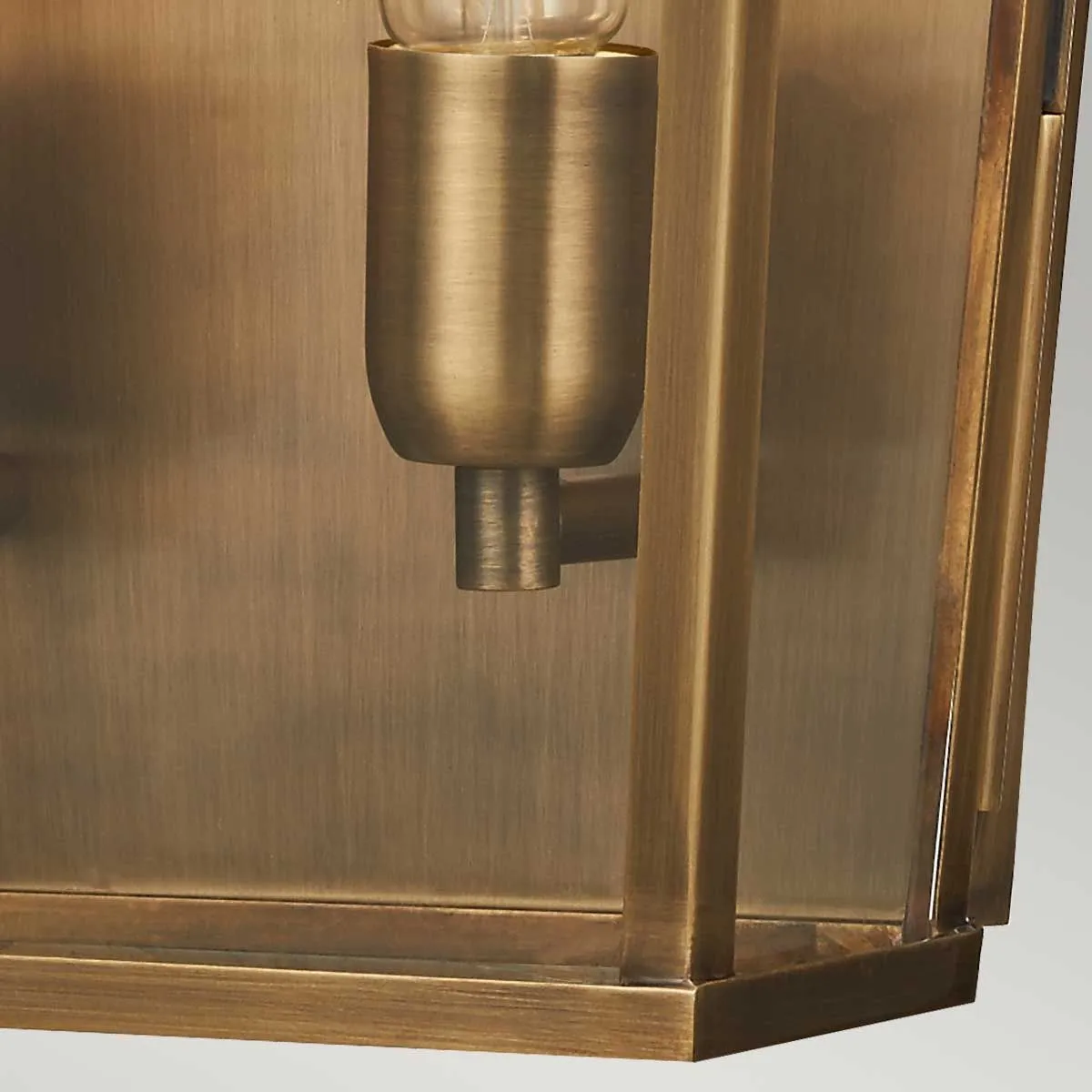Mansion House 1 Light Large Wall Lantern | Aged Brass