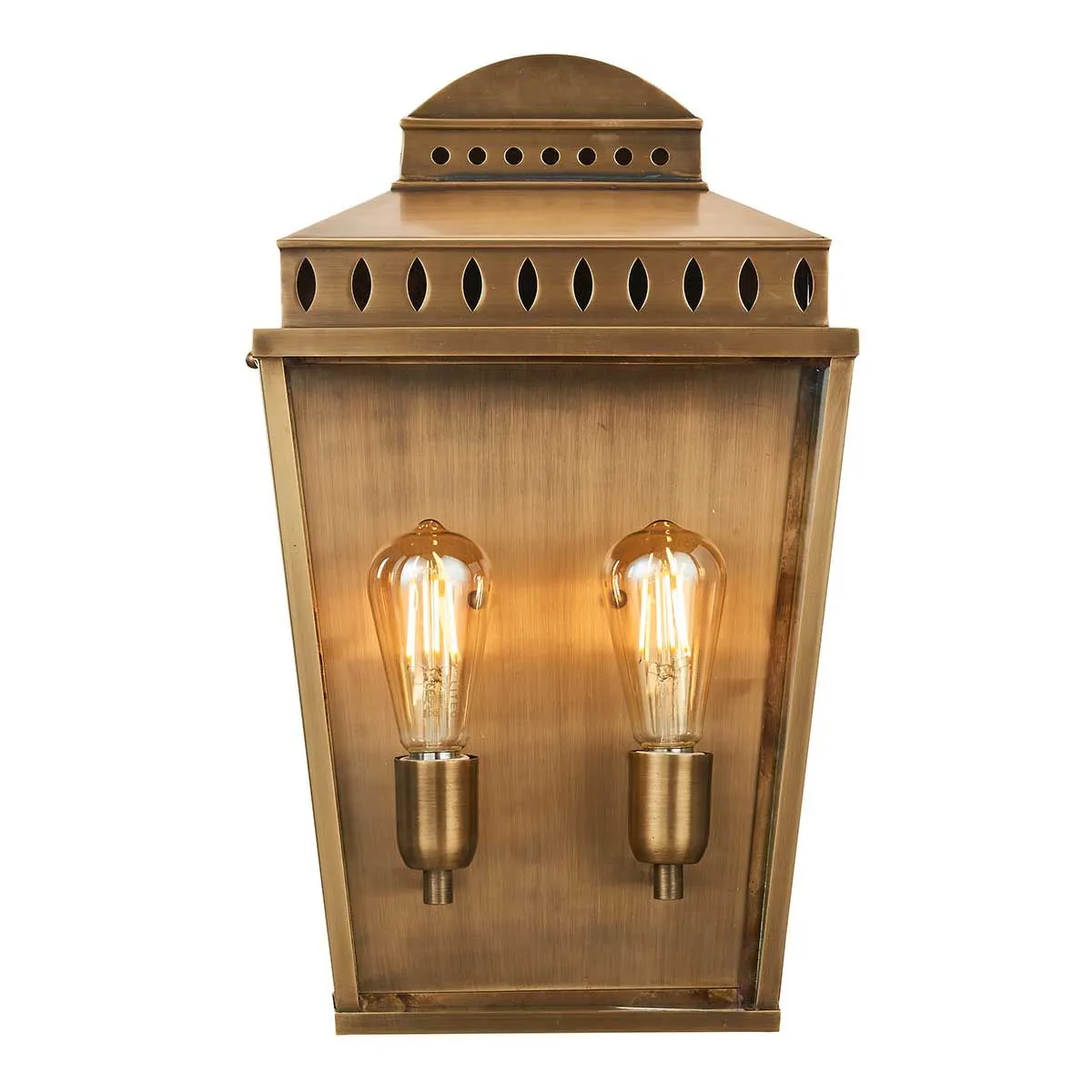 Mansion House 1 Light Large Wall Lantern | Aged Brass