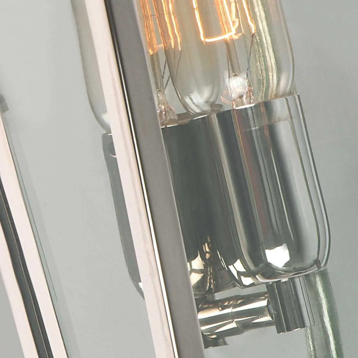 Mansion House 1 Light Wall Lantern | Polished Nickel