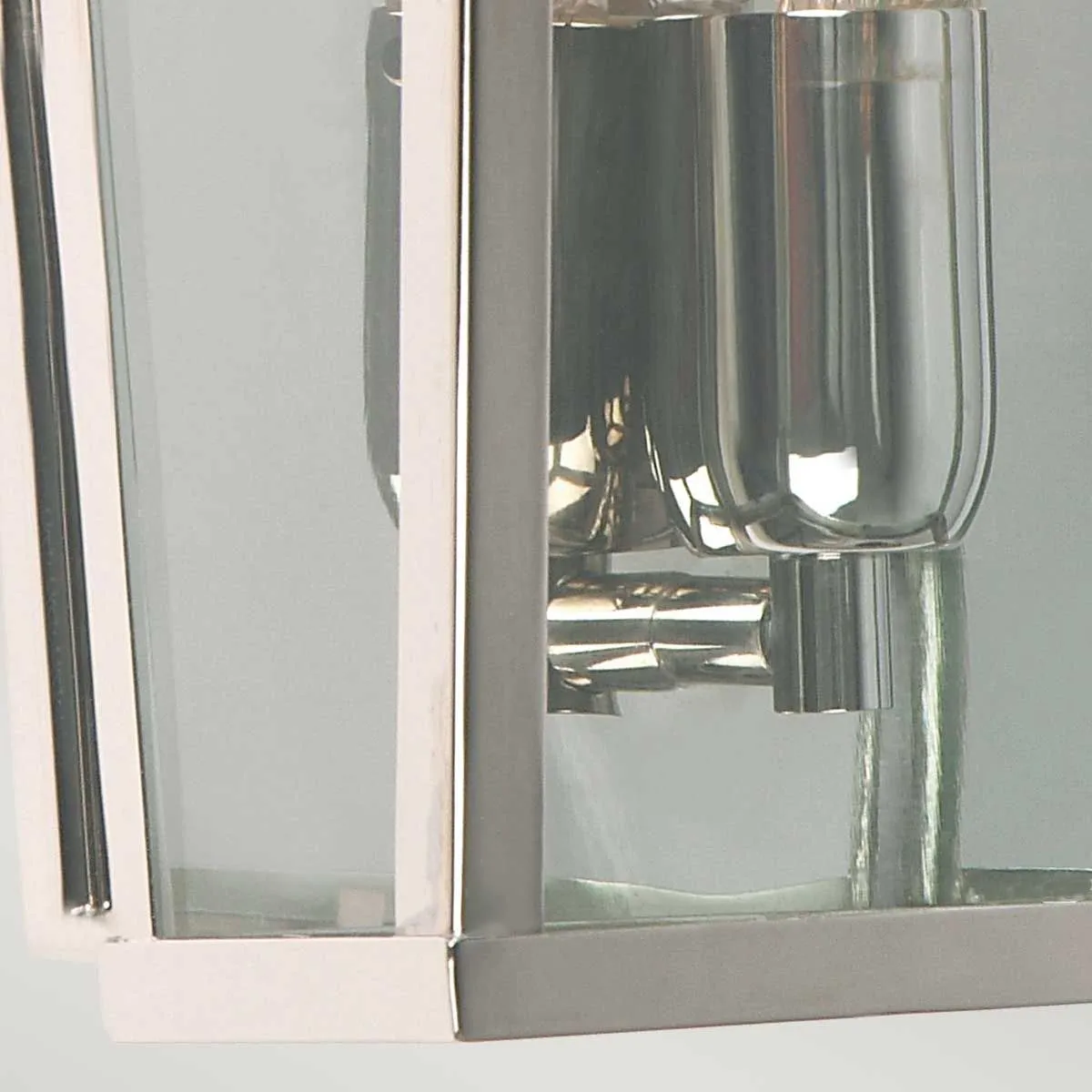 Mansion House 1 Light Wall Lantern | Polished Nickel