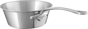 Mauviel M'Cook 5-Ply Polished Stainless Steel Chef Pan With Cast Stainless Steel Handle, 1.9-qt, Made In France