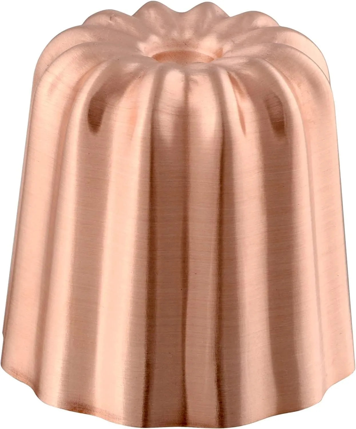 Mauviel M'Passion Copper Tinned Canele Mold, 1.8-in, Made in France