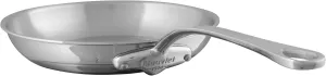 Mauviel M'Urban 4 Tri-Ply Polished Stainless Steel Frying Pan With Cast Stainless Steel Handle, 7.9-in Made In France