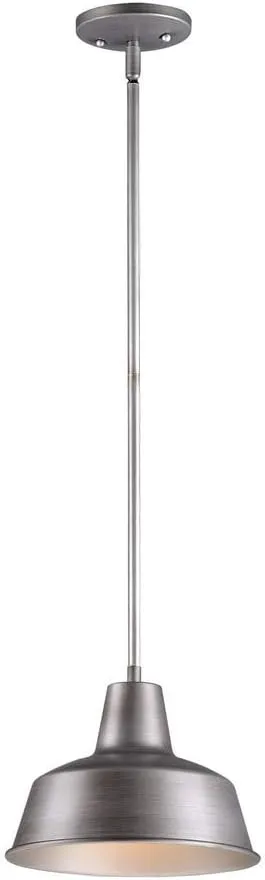 Maxim Lighting 35017WZ Pier M-One Light Outdoor Hanging Lantern-8.25 Inches Wide by 5.75 inches high, Finish Color: Weathered Zinc