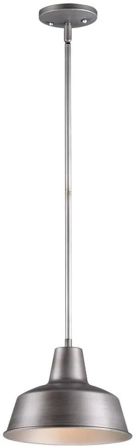 Maxim Lighting 35017WZ Pier M-One Light Outdoor Hanging Lantern-8.25 Inches Wide by 5.75 inches high, Finish Color: Weathered Zinc