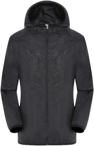 Men Riding Waterproof Cycle Hooded Jackets Long Sleeve Bike Jerseys Windproof Reflective Vest Camping Coat