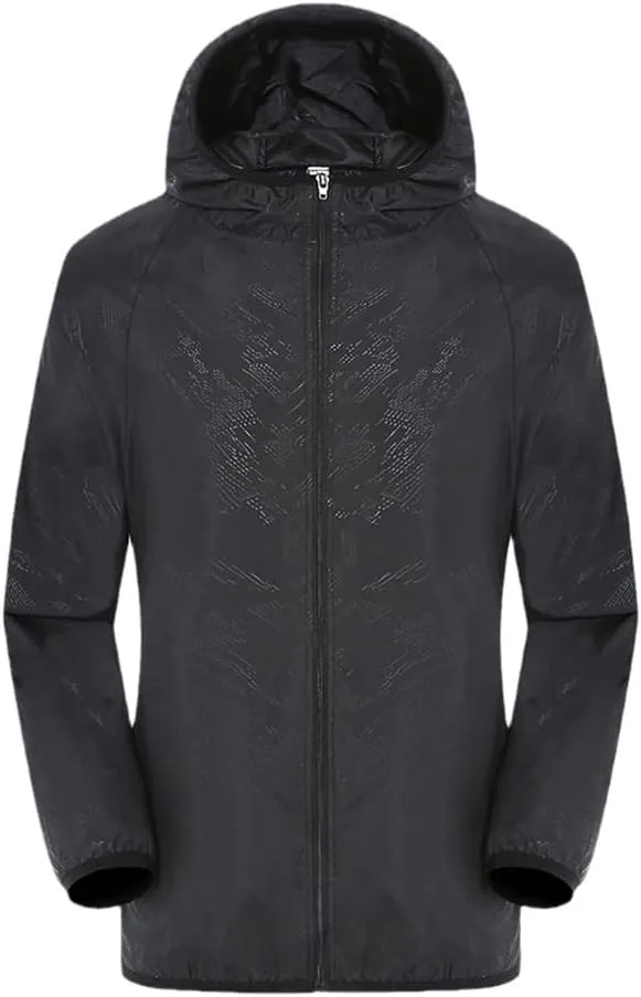 Men Riding Waterproof Cycle Hooded Jackets Long Sleeve Bike Jerseys Windproof Reflective Vest Camping Coat