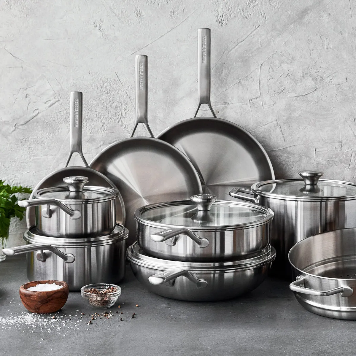 Merten & Storck - Stainless Steel 14-Piece Set