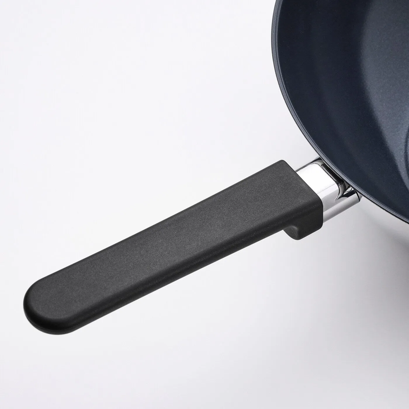 MIDDAGSMAT wok, non-stick coating/stainless steel, 32 cm, 30545226