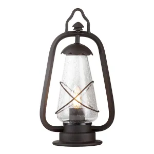 Miners 1 Light Pedestal Lantern | Old Bronze