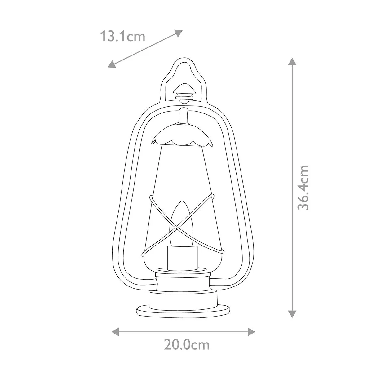 Miners 1 Light Pedestal Lantern | Old Bronze