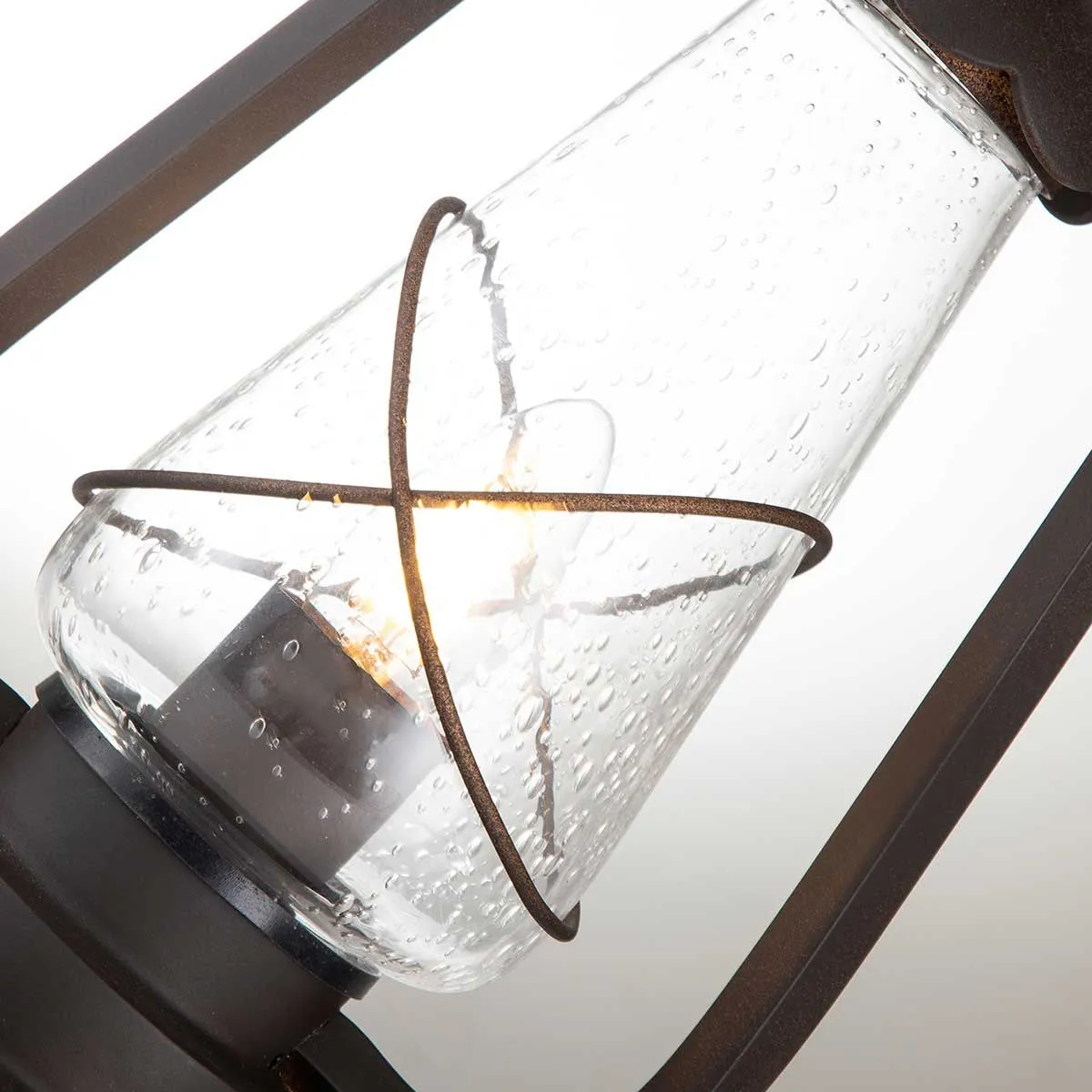 Miners 1 Light Pedestal Lantern | Old Bronze