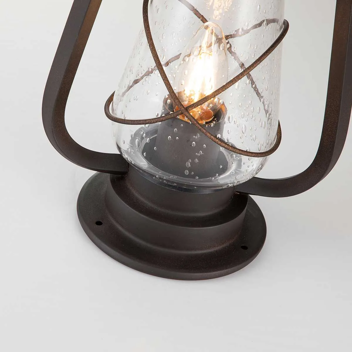 Miners 1 Light Pedestal Lantern | Old Bronze