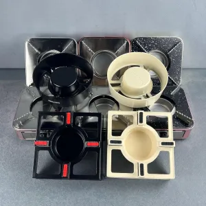 Mini Square Drawer Alcohol Stove - Portable, Compact, and Efficient, Perfect for Outdoor Camping and Picnics (Mini square drawer alcohol stove (rich gold))
