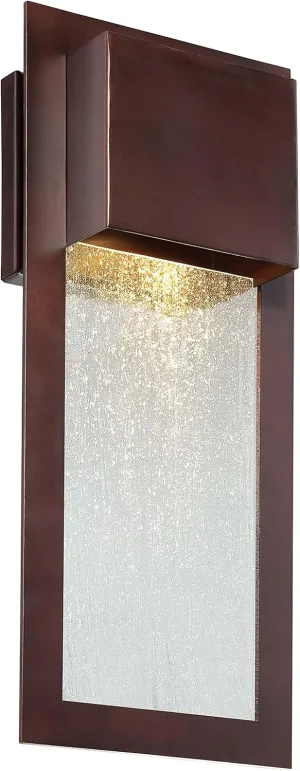 Minka Lavery Modern Outdoor Wall Light 72382-246 Westgate Dark Sky Exterior Wall Lantern, 35w Halogen, Bronze