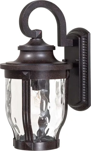 Minka Lavery Outdoor Wall Light 8762-166 Merrimack Aluminum Exterior Wall Lantern, 100 Watts, Bronze