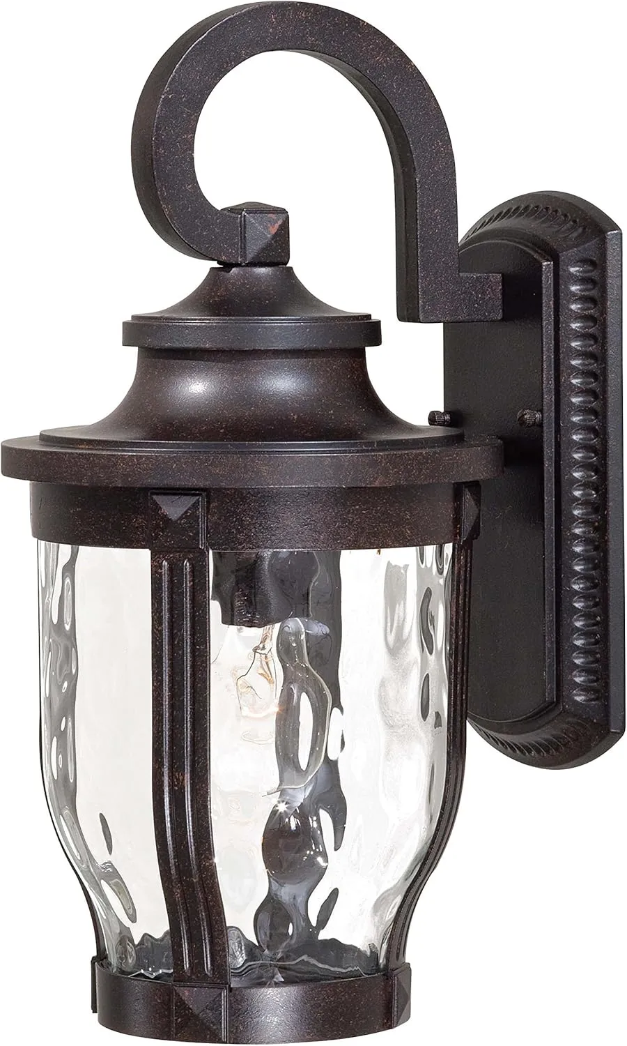 Minka Lavery Outdoor Wall Light 8762-166 Merrimack Aluminum Exterior Wall Lantern, 100 Watts, Bronze