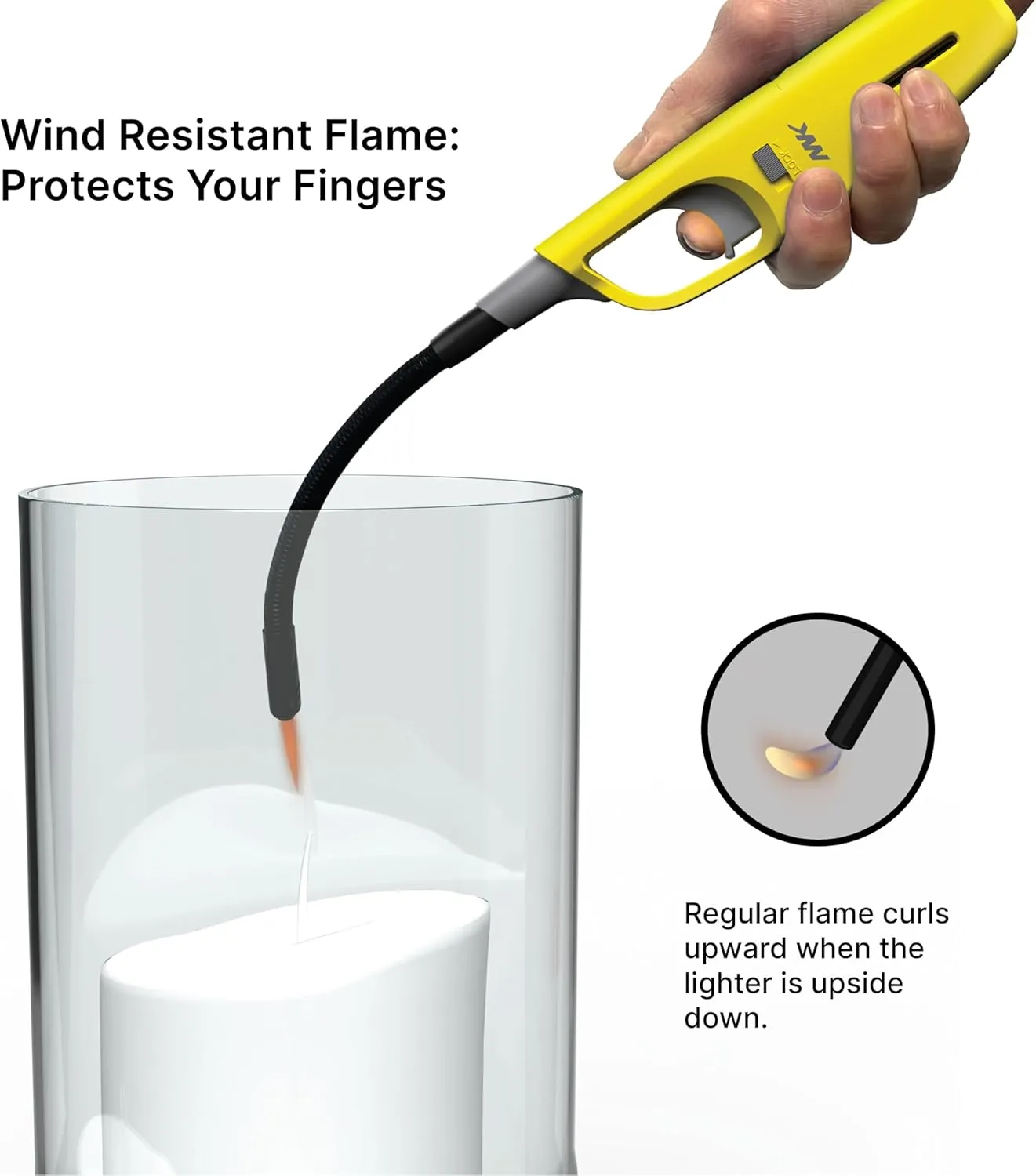MK Lighters, Multi-Purpose Classic and Flex Wand Candle Lighters, Assorted Long Durable Lighters, Ideal for Candles, Camping, Outdoor Lighters (Family Pack1-A)